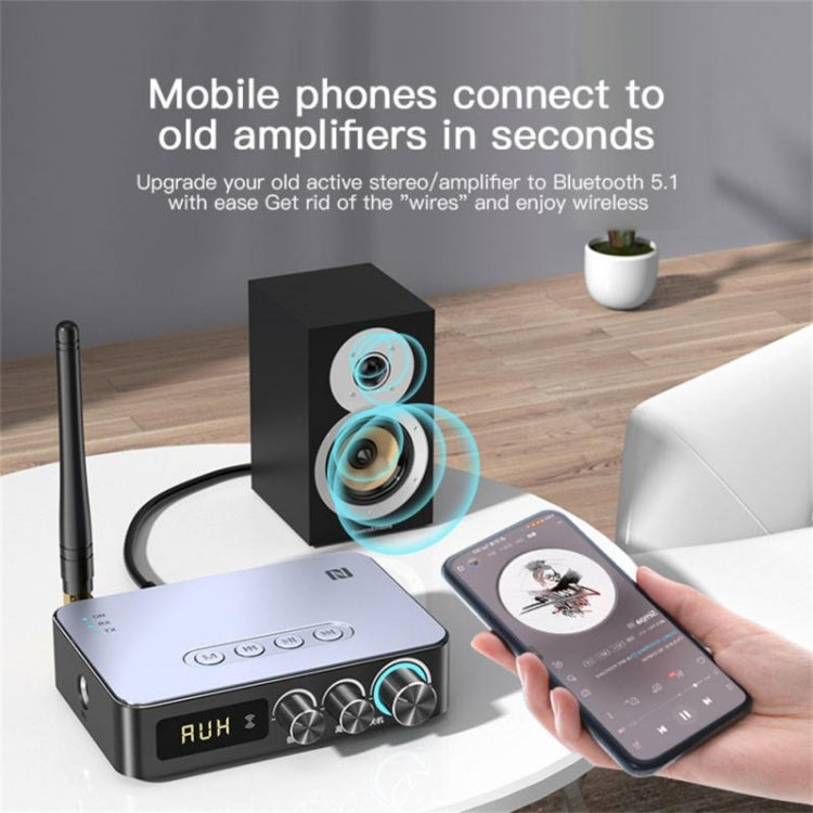 M9 Pro 5.1 藍牙接收發射器 FM 收音機 四合一 NFC 音頻轉接器，M9 Pro