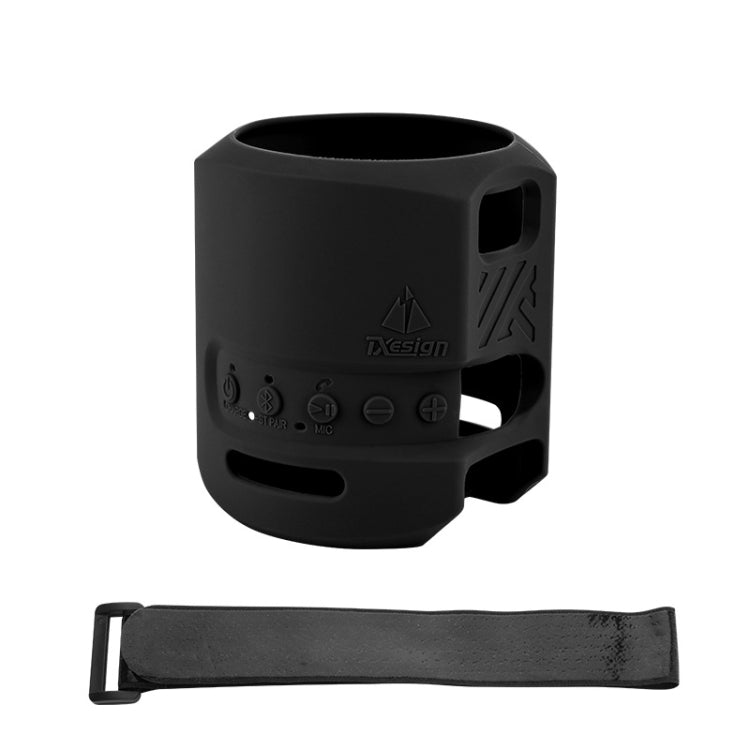適用於 Sony SRS-XB13 喇叭矽膠保護套 附魔鬼氈背帶，適用 Sony SRS-XB13
