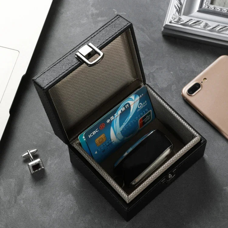 多功能 RFID 手機車鑰匙訊號屏蔽盒，尺寸：11.5x9x6cm、17x12x9cm
