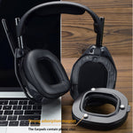 適用於 Logitech Astro A50 第四代耳機替換配件，規格：2 件蛋白皮耳罩，2 件皮革+絨毛耳罩，2 件足球網狀耳罩，2 件絨毛耳罩，1 件蛋白皮頭梁，1 件絨毛頭梁