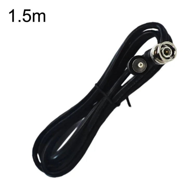 BNC 公頭轉 RCA 公頭連接線 銅製高清視頻同軸監控線，長度：1米，1.5米，2米，3米，5米