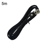 BNC 公頭轉 RCA 公頭連接線 銅製高清視頻同軸監控線，長度：1米，1.5米，2米，3米，5米