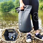 戶外折疊水桶方便露營野餐釣魚桶，容量：15L，20L