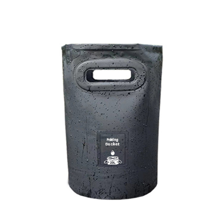 戶外折疊水桶方便露營野餐釣魚桶，容量：15L，20L