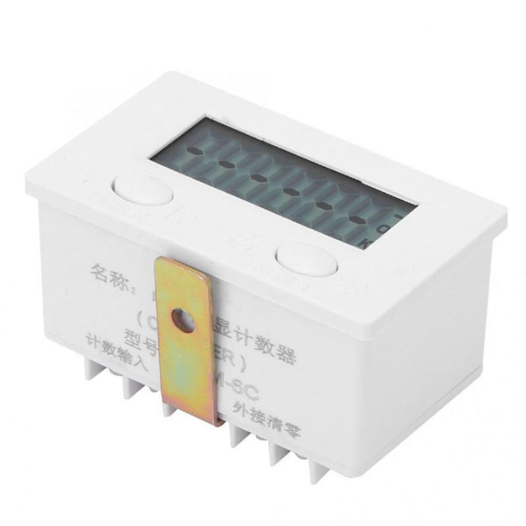 5 位顯示電子數字計數器工業磁性傳感器開關打孔計數器, 規格:, 僅計數器, 含鎳鍍銅傳感器