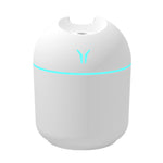 USB迷你桌面彩色夜燈車用加濕器，規格：250ml（Y-白），250ml（Y-粉），250ml（Y-藍），220ml（Y2-白），220ml（Y2-粉），220ml（Y2-藍）