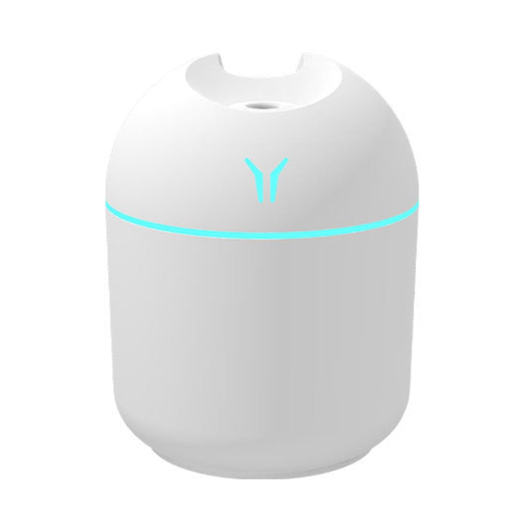 USB迷你桌面彩色夜燈車用加濕器，規格：250ml（Y-白），250ml（Y-粉），250ml（Y-藍），220ml（Y2-白），220ml（Y2-粉），220ml（Y2-藍）
