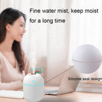 USB迷你桌面彩色夜燈車用加濕器，規格：250ml（Y-白），250ml（Y-粉），250ml（Y-藍），220ml（Y2-白），220ml（Y2-粉），220ml（Y2-藍）
