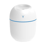 USB迷你桌面彩色夜燈車用加濕器，規格：250ml（Y-白），250ml（Y-粉），250ml（Y-藍），220ml（Y2-白），220ml（Y2-粉），220ml（Y2-藍）