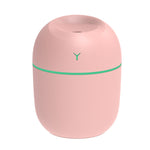 USB迷你桌面彩色夜燈車用加濕器，規格：250ml（Y-白），250ml（Y-粉），250ml（Y-藍），220ml（Y2-白），220ml（Y2-粉），220ml（Y2-藍）