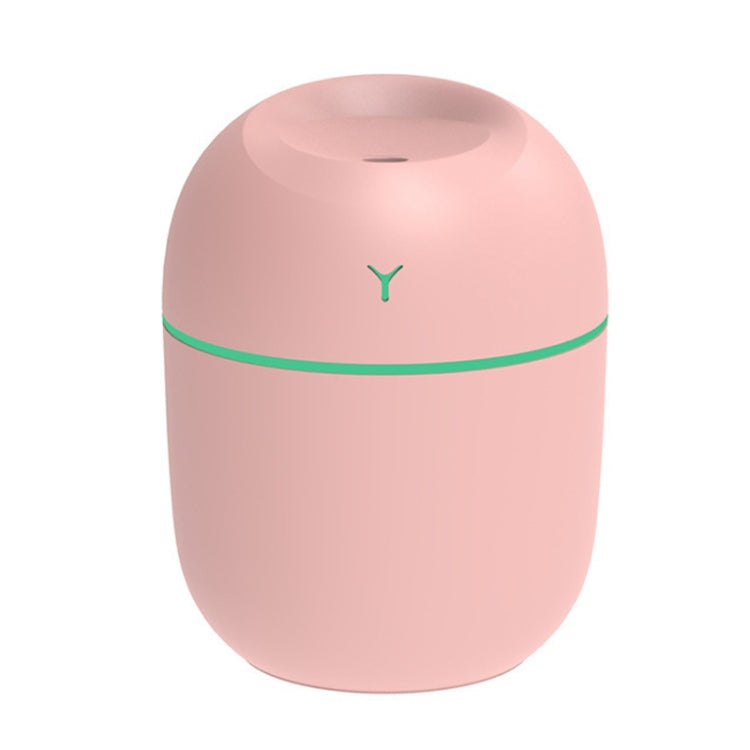 USB迷你桌面彩色夜燈車用加濕器，規格：250ml（Y-白），250ml（Y-粉），250ml（Y-藍），220ml（Y2-白），220ml（Y2-粉），220ml（Y2-藍）