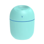 USB迷你桌面彩色夜燈車用加濕器，規格：250ml（Y-白），250ml（Y-粉），250ml（Y-藍），220ml（Y2-白），220ml（Y2-粉），220ml（Y2-藍）