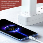 適用於小米 / Redmi 手機 67W 充電器通用手機充電頭美規插頭，款式：充電器，充電器+1米線