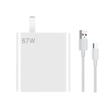 適用於小米 / Redmi 手機 67W 充電器通用手機充電頭美規插頭，款式：充電器，充電器+1米線