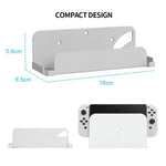 適用於 Switch OLED 遊戲主機 JYS 壁掛支架，鐵黑色