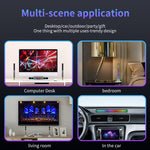 RGB Sound-controlled Rhythmic Response Lights Music Ambient LED Pick-up Lights, Charging, Plug-in