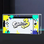 035 適用於 Nintendo Switch/OLED 遊戲主機顯示發光底座防塵蓋，規格：光底座，透明，白標，黑標，手柄，噴射戰士，貴族，耿鬼