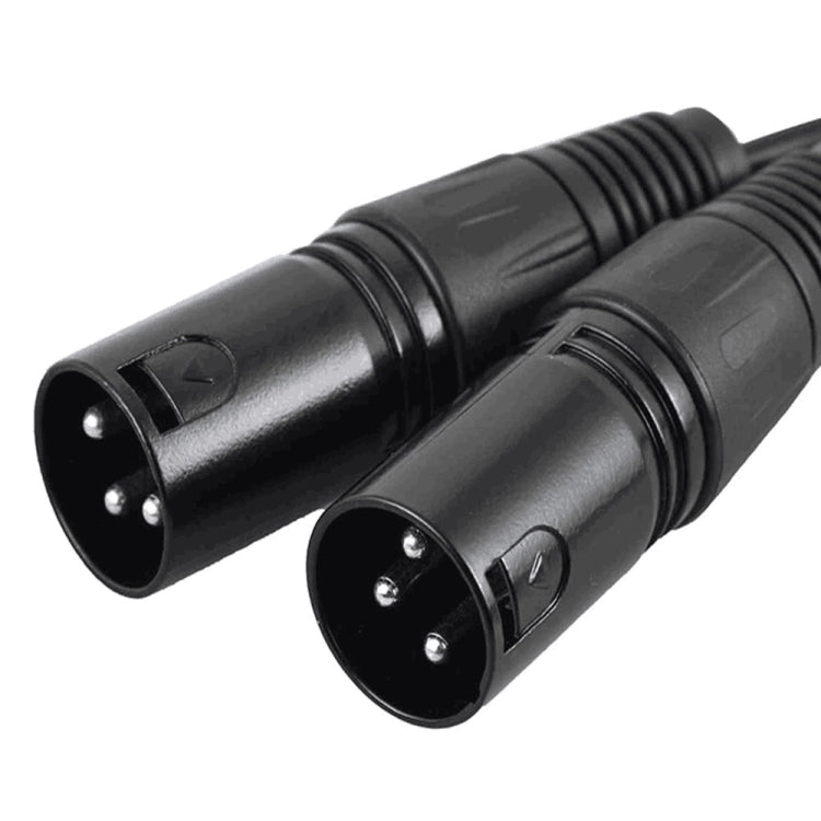 2RCA 轉 2XLR 喇叭卡農音頻平衡線，長度：0.5m、1m、1.5m、3m