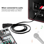 2RCA 轉 2XLR 喇叭卡農音頻平衡線，長度：0.5m、1m、1.5m、3m