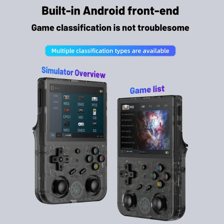 RG353V 3.5 吋無線遊戲盒 Android 11 Linux 作業系統手持遊戲主機，僅主機，64G 15,000 遊戲，128G 25,000 遊戲，256G 35,000 遊戲