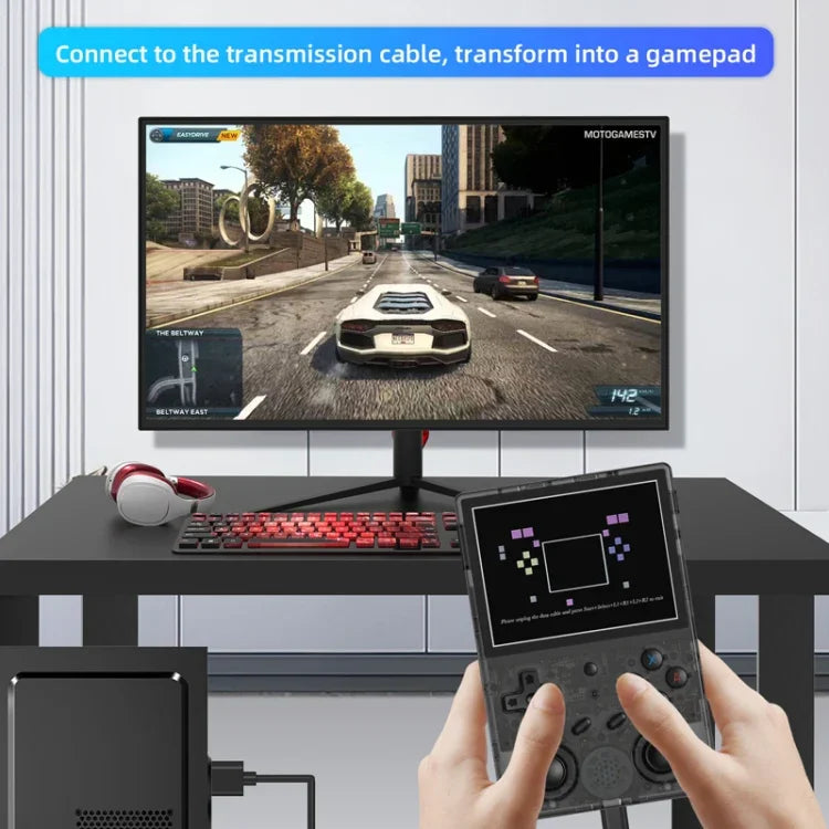 RG353V 3.5 吋無線遊戲盒 Android 11 Linux 作業系統手持遊戲主機，僅主機，64G 15,000 遊戲，128G 25,000 遊戲，256G 35,000 遊戲