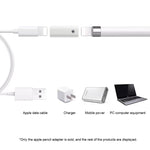 適用於 Apple Pencil 1/2 充電轉接器觸控筆充電轉換器，8Pin 母對母，8Pin 母對 Type-C/USB-C 母