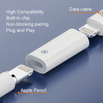 適用於 Apple Pencil 1/2 充電轉接器觸控筆充電轉換器，8Pin 母對母，8Pin 母對 Type-C/USB-C 母