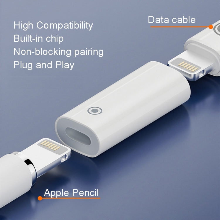 適用於 Apple Pencil 1/2 充電轉接器觸控筆充電轉換器，8Pin 母對母，8Pin 母對 Type-C/USB-C 母