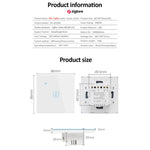 Tuya ZigBee 40A 智能大功率熱水器燈光空調開關 時間語音遙控，ZigBee 40A 白色，ZigBee 40A 黑色