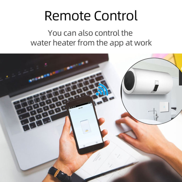 Tuya ZigBee 40A 智能大功率熱水器燈光空調開關 時間語音遙控，ZigBee 40A 白色，ZigBee 40A 黑色