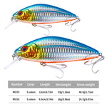 HENGJIA 遠投沉水小魚假餌，9.5cm 15g，12cm 32g