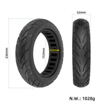 10x2.125 吋實心輪胎 適用 Ninebot Segway F20/F25/F30/F40 電動滑板車，10x2.125 吋