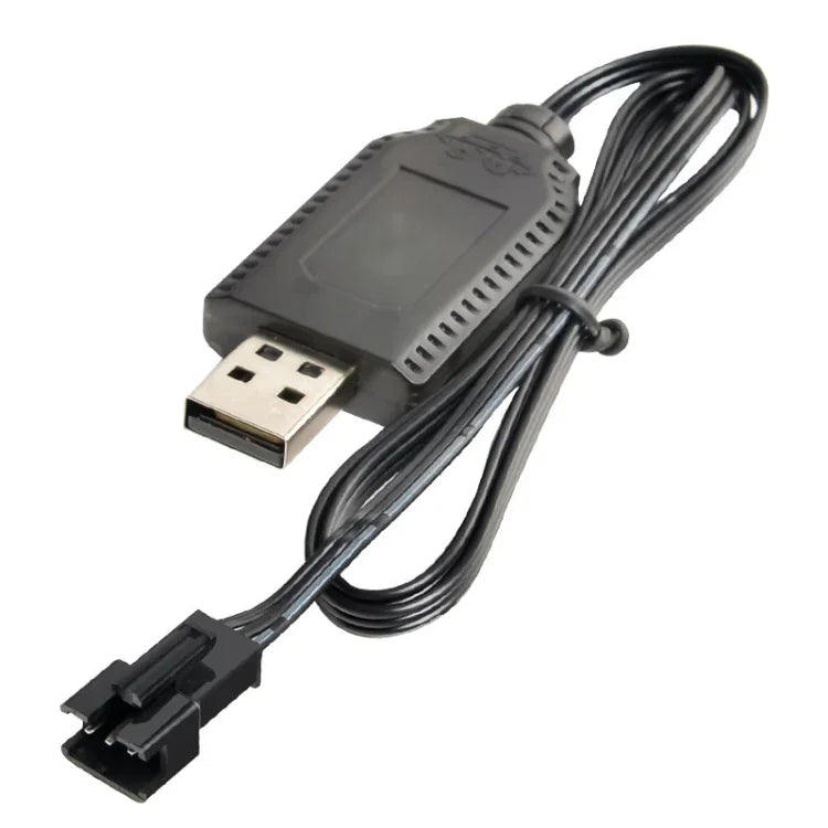 7.4V 智能晶片保護 USB 插頭鋰電池充電線