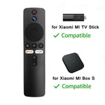 XMRM-006 適用於小米 MI Box S MI TV Stick MDZ-22-AB MDZ-24-AA 智能電視盒藍牙語音遙控器，適用於小米 MI Box S MI TV Stick