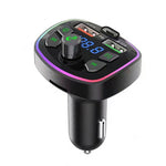3.1A USB+PD Bluetooth Car Charger Car FM Transmitter Colorful Lighting, R2, Q3, Q5, Q7