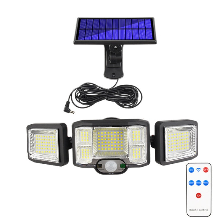 遙控太陽能壁燈 LED 三重旋轉感應泛光燈，192LED 一體式，192COB 一體式，192LED 分體式，192COB 分體式