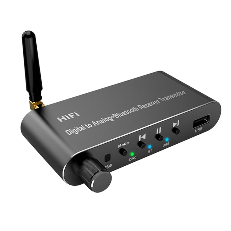 5.1 藍牙光纖同軸 USB 接收發射器 含遙控器，A05