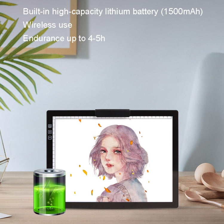A4-D28B可充電複寫桌繪圖板，帶充電線，帶充電線+美規插頭適配器，帶充電線+英規插頭適配器，帶充電線+歐規插頭適配器，帶充電線+澳規插頭適配器