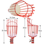 不鏽鋼高空採果器 採果工具，帶4節1.6米桿，帶6節2.4米桿，帶9節3.6米桿，帶10節4米桿