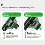 Kewig Motorcycle Bicycle Non-Blocking Mobile Phone Camera Navigation Bracket, M29-C1, M29-C2, M29-C3