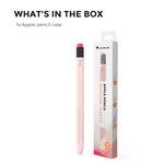 AhaStyle PT180-2 矽膠保護套防滑防摔電容筆套，適用於 Apple Pencil 1，適用於 Apple Pencil 2