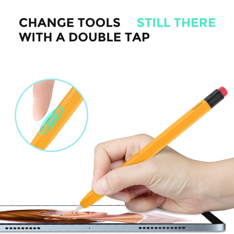 AhaStyle PT180-2 矽膠保護套防滑防摔電容筆套，適用於 Apple Pencil 1，適用於 Apple Pencil 2