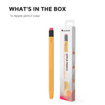 AhaStyle PT180-2 矽膠保護套防滑防摔電容筆套，適用於 Apple Pencil 1，適用於 Apple Pencil 2