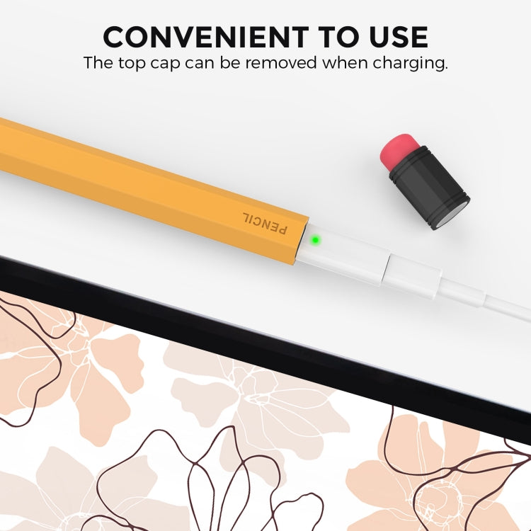 AhaStyle PT180-2 矽膠保護套防滑防摔電容筆套，適用於 Apple Pencil 1，適用於 Apple Pencil 2