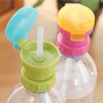 2個 CJ07205 嬰兒吸管蓋便攜式兒童飲用吸管蓋，2個綠色，2個粉色