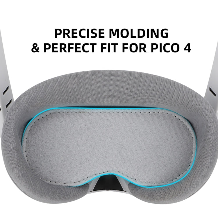 適用於 PICO 4 Hifylux PC-ZF17 鏡頭保護貼 VR 眼鏡防塵海綿墊，PC-ZF17 淺灰色