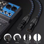 公對母 Canon 線音頻線麥克風功率放大器 XLR 線，KN006 1m，KN006 1.5m，KN006 2m，KN006 3m，KN006 5m，KN006 10m，KN006 15m，KN006 20m