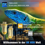 HDMI 2.1 版本 8K 60Hz 適用 PS4 線材 投影機 筆電 機上盒線，HD803 1米，HD803 1.5米，HD803 2米，HD803 3米，HD803 5米，HD803 10米，HD803 15米