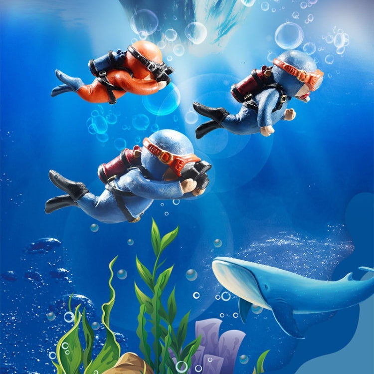 2件裝魚缸潛水員水族裝飾造景裝飾，常規黑色，常規粉色，常規綠色，帶攝像頭藍色，帶攝像頭黑色，帶攝像頭粉色，帶攝像頭綠色，帶攝像頭橙色，常規藍色，常規橙色