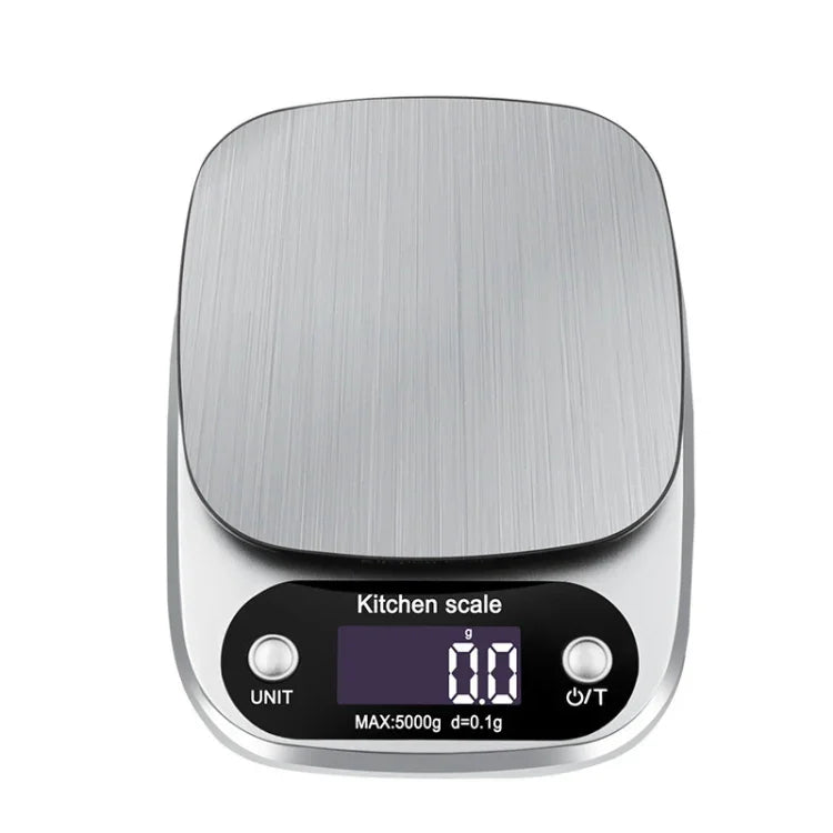 小型多功能廚房高精度電子秤LCD數字顯示食物秤，3kg/ 0.1g，5kg/ 0.1g，10kg/ 1g